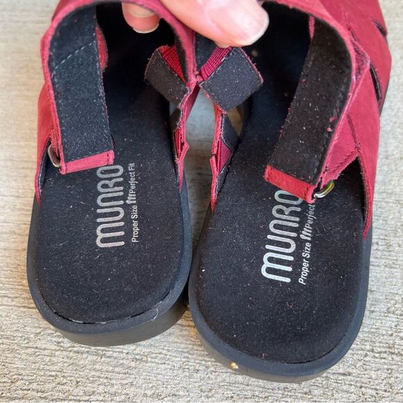 NEW Munro Micah Slingback Sandal Nubuck Sz 8.5 - Picture 6 of 8